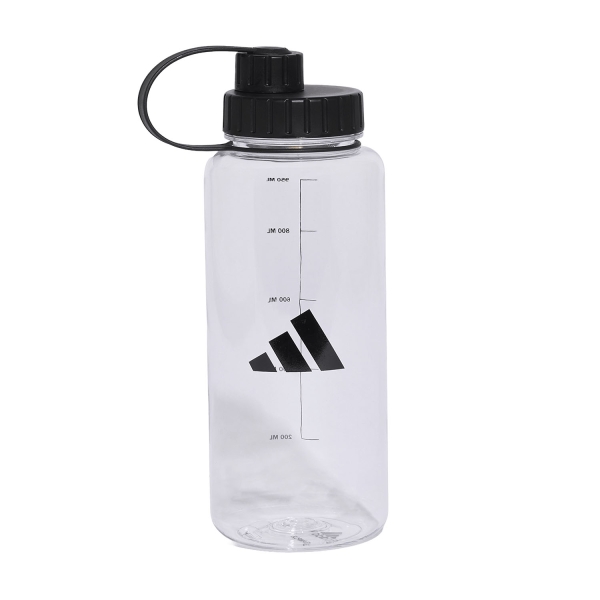  adidas Tritan 1L Water Bottle  Transparent/Black KS9673