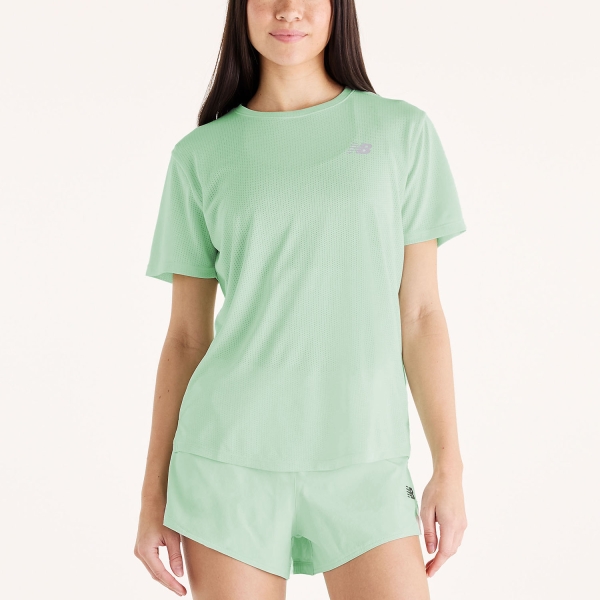  New Balance Athletics TShirt  Cosmic Jade Heather WT41253AB8